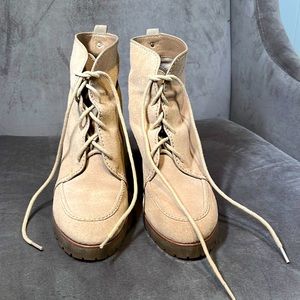 Michael Kors Tan Suede Ankle Booties